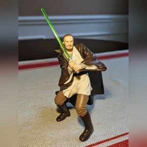 Vtg. Star Wars Qui Gon Jinn The Phantom Menace Hallmark Ornament 2000 No…